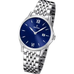 FESTINA Damen/Herren-Armbanduhr Klassik analog Quarz Edelstahl UF16748/3