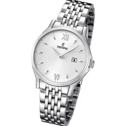 FESTINA Damen/Herren-Armbanduhr Klassik analog Quarz Edelstahl UF16748/2