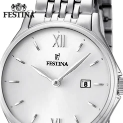 FESTINA Damen/Herren-Armbanduhr Klassik analog Quarz Edelstahl UF16748/2