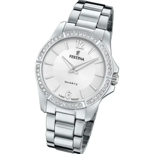 Festina Damenuhr Edelstahl silber Festina Mademoiselle Armbanduhr UF20593/1
