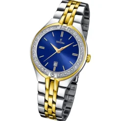 Festina Damenuhr Edelstahl silber gold Festina Mademoiselle Armbanduhr UF16868/3