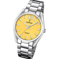 Festina Damenuhr Edelstahl silber Festina Boyfriend Armbanduhr UF20622/G