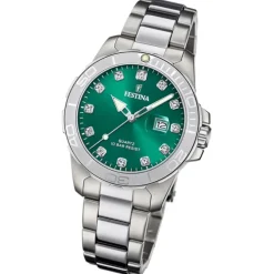 Festina Damenuhr Edelstahl silber Festina Boyfriend Armbanduhr UF20503/7