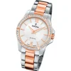 Festina Damenuhr Edelstahl silber rosé Festina Mademoiselle Armbanduhr UF20595/1