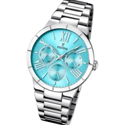 Festina Damenuhr Edelstahl silber Festina Boyfriend Armbanduhr UF16716/4