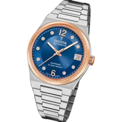 Festina Damenuhr Edelstahl silber Festina Swiss made Armbanduhr UF20031/2