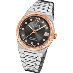 Festina Damenuhr Edelstahl silber Festina Swiss made Armbanduhr UF20031/3