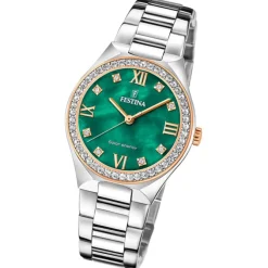 Festina Damenuhr Edelstahl silber Festina Solar Energy Solaruhr UF20658/3