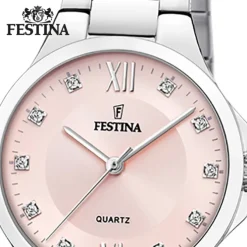 Festina Damenuhr Edelstahl silber Festina Mademoiselle Armbanduhr UF20582/2