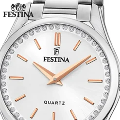Festina Damenuhr Edelstahl silber Festina Mademoiselle Armbanduhr UF20583/1