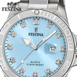 Festina Damenuhr Edelstahl silber Festina Boyfriend Armbanduhr UF20503/5