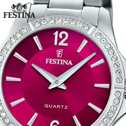Festina Damenuhr Edelstahl silber Festina Mademoiselle Armbanduhr UF20593/2