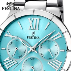 Festina Damenuhr Edelstahl silber Festina Boyfriend Armbanduhr UF16716/4