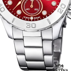 Festina Damenuhr Edelstahl silber Festina Boyfriend Armbanduhr UF20603/2