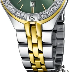 Festina Damenuhr Edelstahl silber gold Festina Mademoiselle Armbanduhr UF16868/4