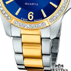 Festina Damenuhr Edelstahl silber gold Festina Mademoiselle Armbanduhr UF20594/2