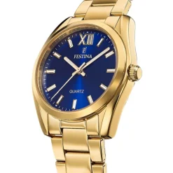 Festina Damenuhr Edelstahl gold Festina Boyfriend Armbanduhr UF20640/5