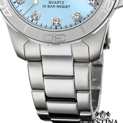 Festina Damenuhr Edelstahl silber Festina Boyfriend Armbanduhr UF20503/5