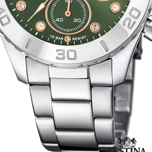 Festina Damenuhr Edelstahl silber Festina Boyfriend Armbanduhr UF20603/5