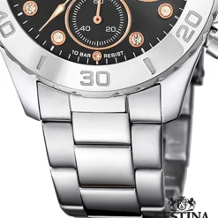 Festina Damenuhr Edelstahl silber Festina Boyfriend Armbanduhr UF20603/6