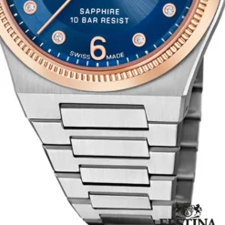 Festina Damenuhr Edelstahl silber Festina Swiss made Armbanduhr UF20031/2