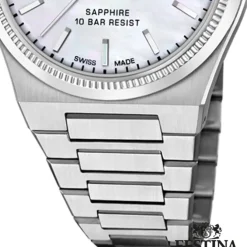 Festina Damenuhr Edelstahl silber Festina Swiss made Armbanduhr UF20029/1