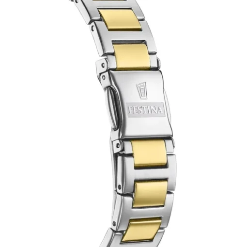 Festina Damenuhr Edelstahl silber gold Festina Mademoiselle Armbanduhr UF20619/1