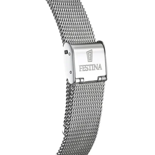 Festina Damenuhr Edelstahl silber Festina Swiss Made Armbanduhr UF20015/4