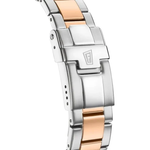 Festina Damenuhr Edelstahl silber gold Festina Boyfriend Armbanduhr UF20605/2