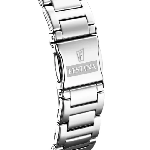 Festina Damenuhr Edelstahl silber Festina Boyfriend Armbanduhr UF16716/4