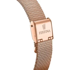 Festina Damenuhr Edelstahl rosé Festina Automatik Armbanduhr UF20628/2