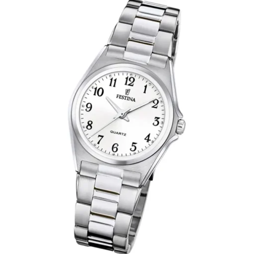 Festina Damenuhr Klassik F20553/1 Armbanduhr Edelstahl silber UF20553/1