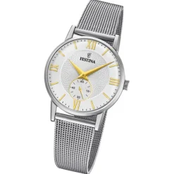 Festina Damenuhr Klassik F20572/2 Armbanduhr Edelstahl silber UF20572/2