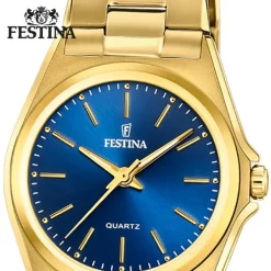 Festina Damenuhr Klassik F20557/4 Armbanduhr Edelstahl gold UF20557/4