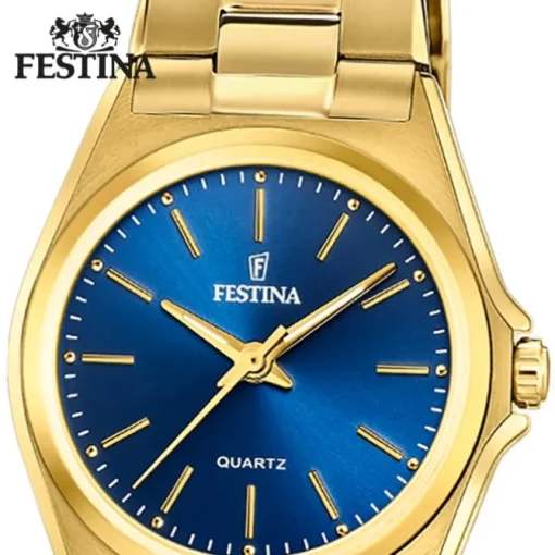 Festina Damenuhr Klassik F20557/4 Armbanduhr Edelstahl gold UF20557/4