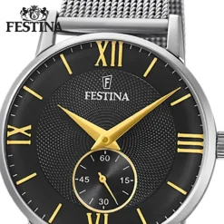 Festina Damenuhr Klassik F20572/4 Armbanduhr Edelstahl silber UF20572/4