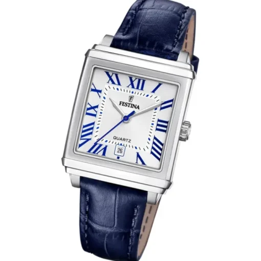 Festina Damenuhr Leder blau Festina Trend Armbanduhr UF20682/2