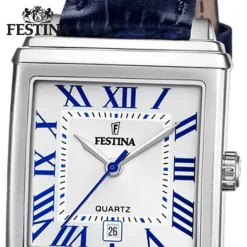 Festina Damenuhr Leder blau Festina Trend Armbanduhr UF20682/2