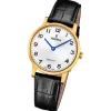 Festina Damenuhr Leder schwarz Festina Swiss made Armbanduhr UF20017/5