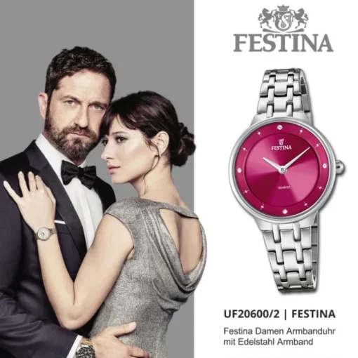 Festina Damenuhr Mademoiselle F20600/2 Armbanduhr Edelstahl silber UF20600/2