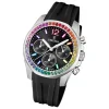Festina Damenuhr PU schwarz Festina Boyfriend Armbanduhr UF20610/3