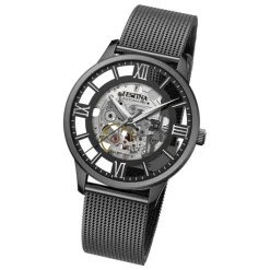 Festina Herren Armbanduhr Automatik F20535/1 Analog Edelstahl schwarz UF20535/1