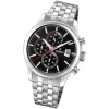 Festina Herren Armbanduhr Time Chronograph F20374/3 Quarz Stahl silber UF20374/3
