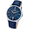 Festina Herren Armbanduhr Klassik F20426/2 Quarz Leder dunkelblau UF20426/2