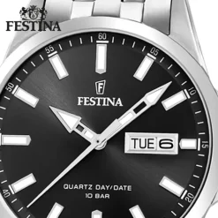 Festina Herren Armbanduhr Klassik F20357/4 Quarz Edelstahl silber UF20357/4