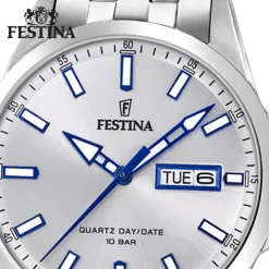 Festina Herren Armbanduhr Klassik F20357/1 Quarz Edelstahl silber UF20357/1