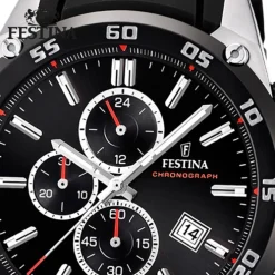 Festina Herren Armbanduhr The Originals F20330/5 Quarz PU schwarz UF20330/5