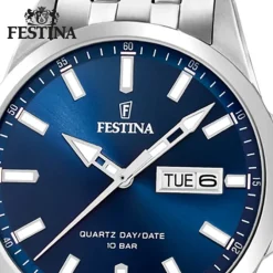 Festina Herren Armbanduhr Klassik F20357/3 Quarz Edelstahl silber UF20357/3