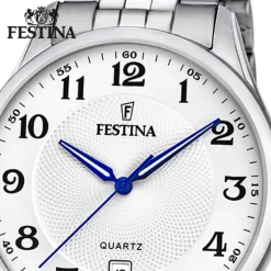 Festina Herren Armbanduhr Klassik F20425/1 Quarz Edelstahl silber UF20425/1