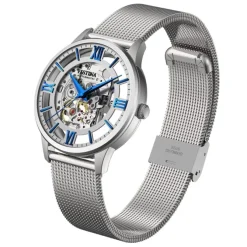 Festina Herren Armbanduhr Automatik F20534/1 Analog Edelstahl silber UF20534/1
